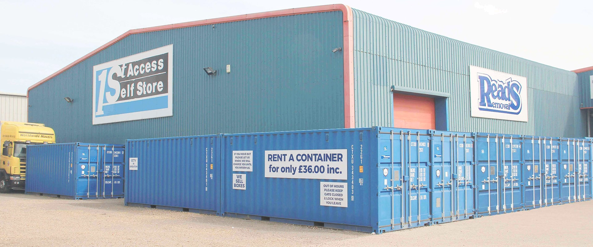 Self Storage Peterborough - Secure Storage Units | 1st Access