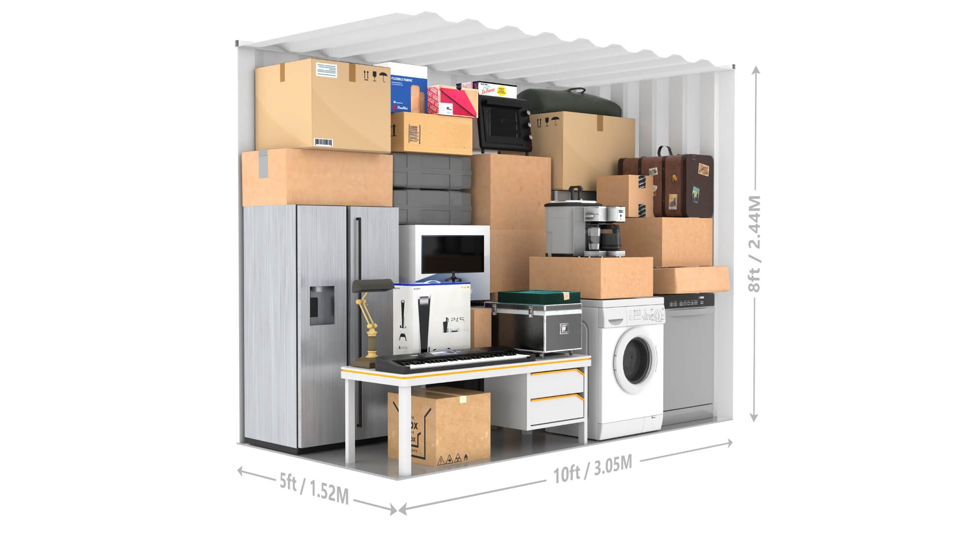 50 sq ft storage unit