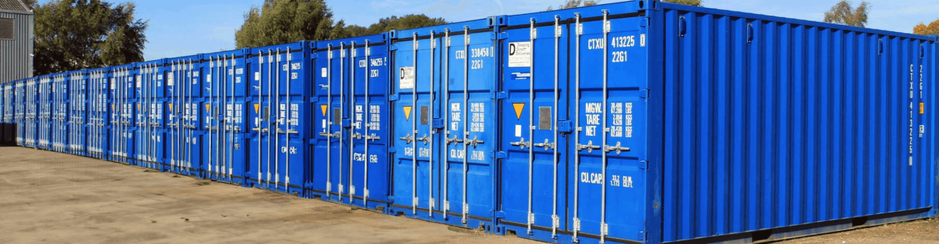 Self storage unit containers